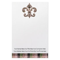 Tribal Voodoo Fleur de lis stationery by Fleurishes Tribal Voodoo Fleur de lis stationery