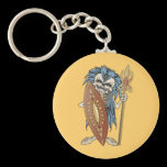Tribal Warrior Skull keychains