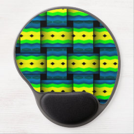 Tribal Weaves abstract pattern Gel Mousepad