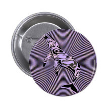 Tribal Whale Button