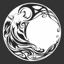 Tribal Wolf stickers