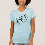 Tribal wolf tee shirt