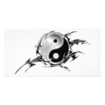 Tribal Yin Yang Photo Greeting Card