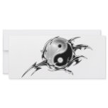 Tribal Yin Yang Full Color Rack Card