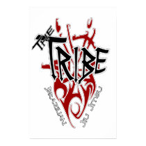 Tribe Poster Large White[22.86" x 34.5"] posters