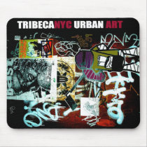 Tribeca NYC Urban Art Mouse Pad mousepads by markusnyc Tribeca NYC Urban Art Mouse Pad mousepads