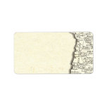 Tribes of Israel Antique Map Elegant Personalized Address Labels