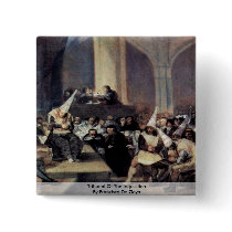 Tribunal Of The Inquisition By Francisco De Goya Pin
