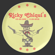 Tribute "Ricky Chiqui's" Plate plates