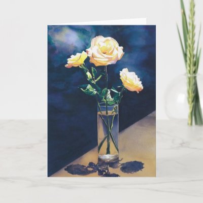 Tribute++Roses+in+Vase+Still+Life+Cards+by+PaulJacksonart