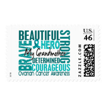 Tribute Square Grandmother Ovarian Cancer Stamp