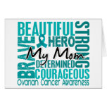 Tribute Square Mom Ovarian Cancer Card