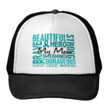 Tribute Square Mom Ovarian Cancer Mesh Hats