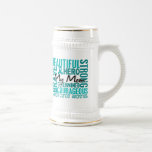 Tribute Square Mom Ovarian Cancer Mug