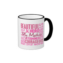 Tribute Square Mother Breast Cancer Coffee Mug