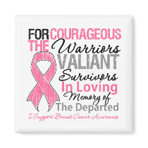 Tribute Support Breast Cancer magnets