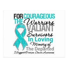 Tribute Support Ovarian Cancer Awareness Post Card