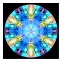 "Tribute to Chihuly" Mandala Poster/ Print by Aquavel "Tribute to Chihuly" Mandala Poster/ Print