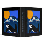 tribute to Ruffles killer whale 3 ring binder