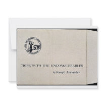 Tribute To The Unconquerables invitations by ww2posters Tribute To The Unconquerables invitations