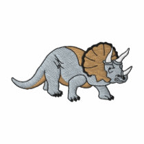 Triceratops #2 embroidered shirts by ZazzleEmbroidery Triceratops #2 embroidered shirts