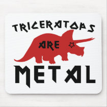 Triceratops are Metal Mousepad