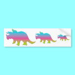 Triceratops bumper stickers