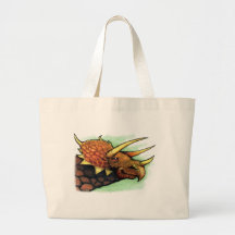 Triceratops Canvas Bag