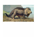 Triceratops Dinosaur Antique Print T Shirt