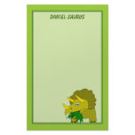 Triceratops Dinosaur Personalized Kids Stationery