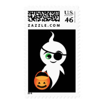 Trick Or Boo postage