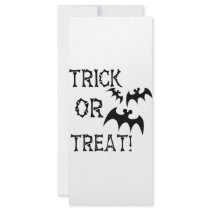 Trick or Treat Bats! Rack Card Design