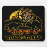 Trick Or Treat Black Cats Mousepad mousepads