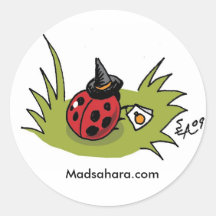 Trick or Treat Bug Sticker