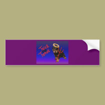 Trick or Treat? bumper stickers