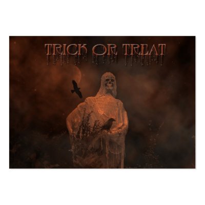 Trick Or Treat business cards