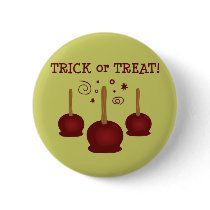 Trick or Treat Candy Apples buttons