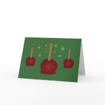 Trick or Treat Candy Apples Greeting Card