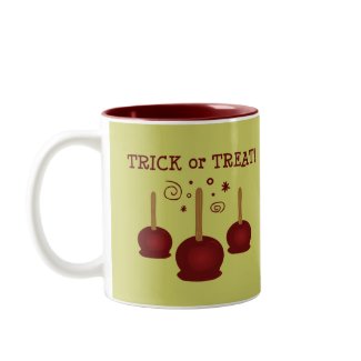 Trick or Treat Candy Apples mug