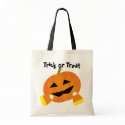 Trick Or Treat Candy Corn Pumpkin bag