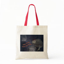 Trick or Treat Congo African Grey Tote Bag