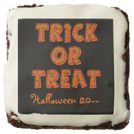 TRICK OR TREAT Customizable Treats Brownie