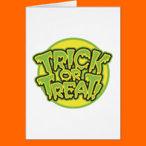 trick or treat design cards
