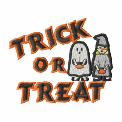 Trick Or Treat embroidered shirts