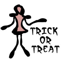 Trick or Treat Female t-shirts