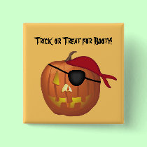 Trick or Treat for Booty Button