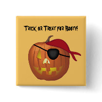 Trick or Treat for Booty Button