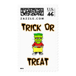 Trick Or Treat (Frankenstein Mask) Stamp