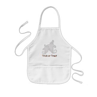 Trick or Treat Ghost Apron