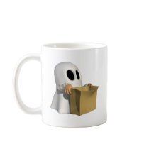 Trick Or Treat Ghost Coffee Mug